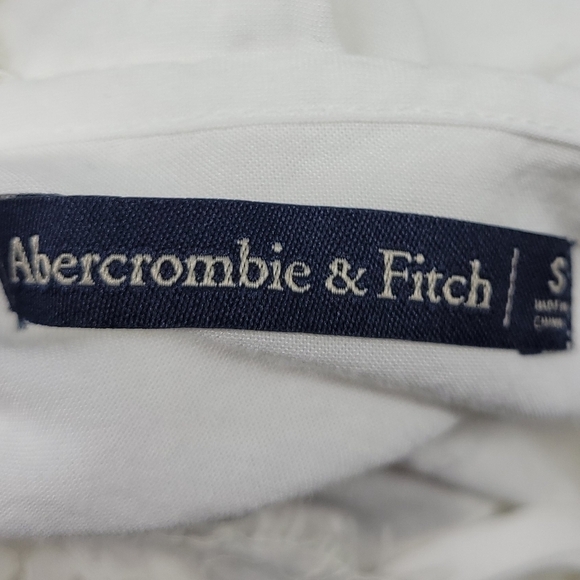 Abercrombie & Fitch Womens White Floral lace Sheer Top With Removable Liner S - Picture 7 of 16